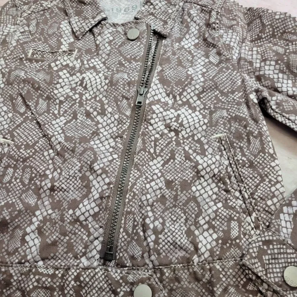 Gap Kids snake print jacket L10/12